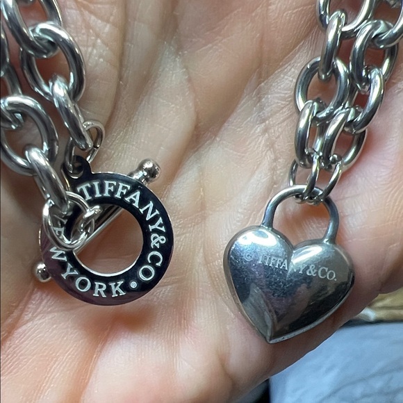 Silver Heart Necklace and Bracelet - Picture 5 of 10